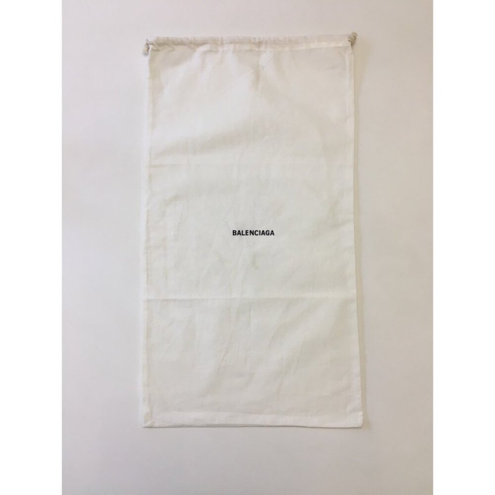 Balenciaga 25"x14" Dust Bag Rectangular Ivory Cotton Drawstring Authentic